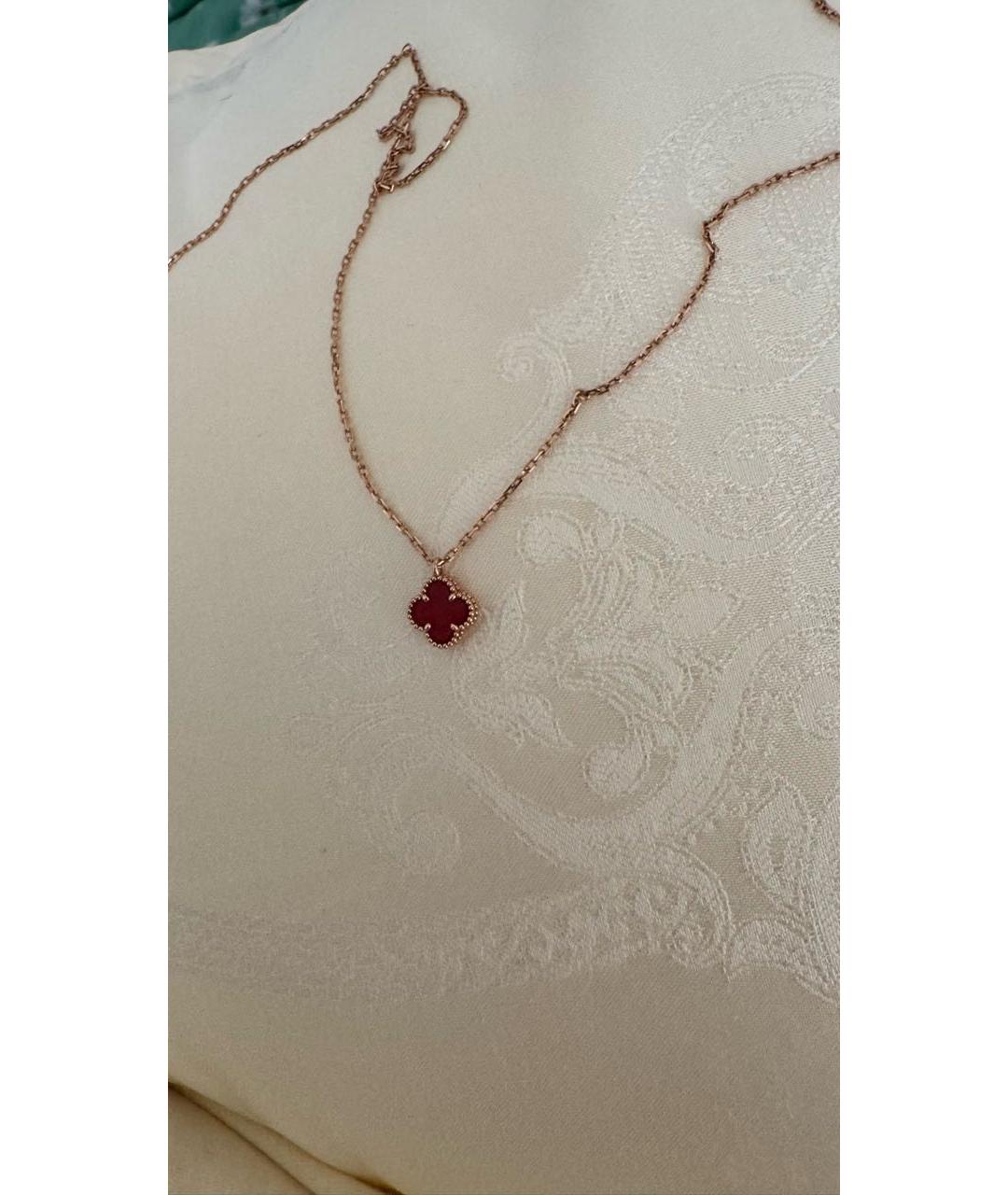 VAN CLEEF & ARPELS Красная подвеска из розового золота, фото 8