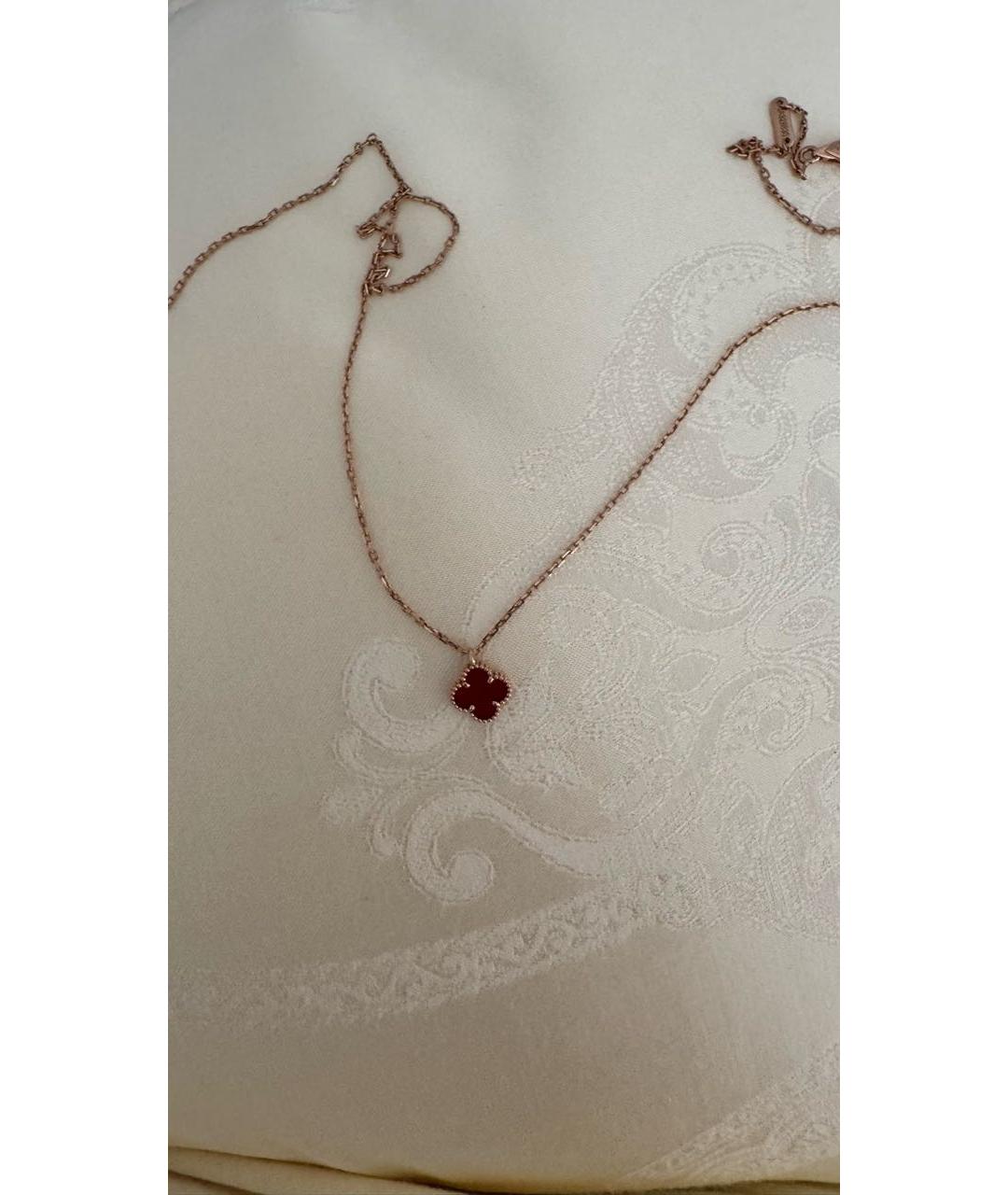 VAN CLEEF & ARPELS Красная подвеска из розового золота, фото 7
