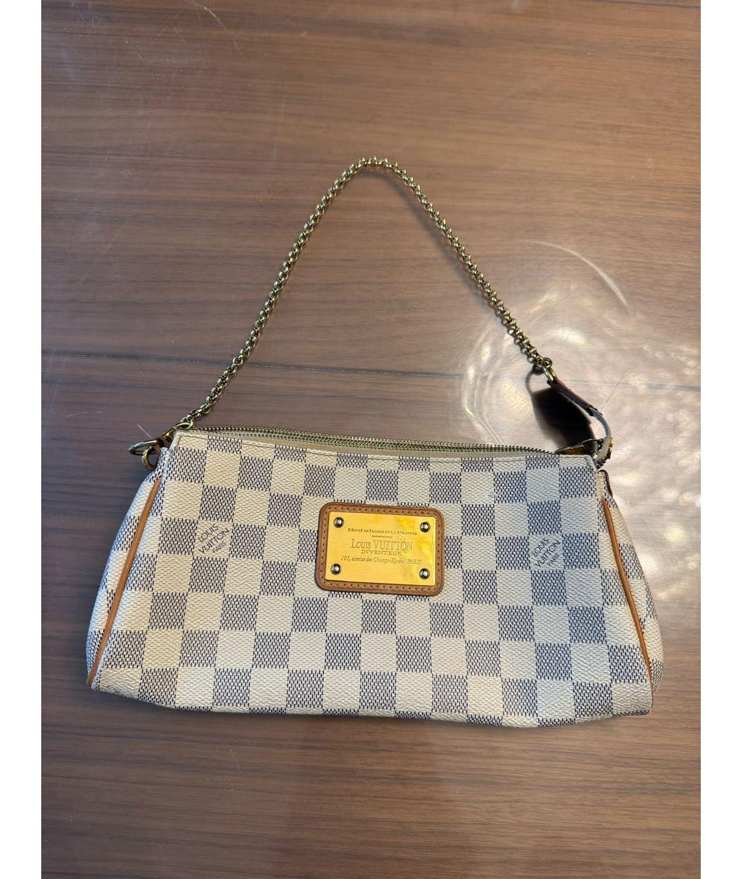 LOUIS VUITTON Бежевая сумка с короткими ручками, фото 6