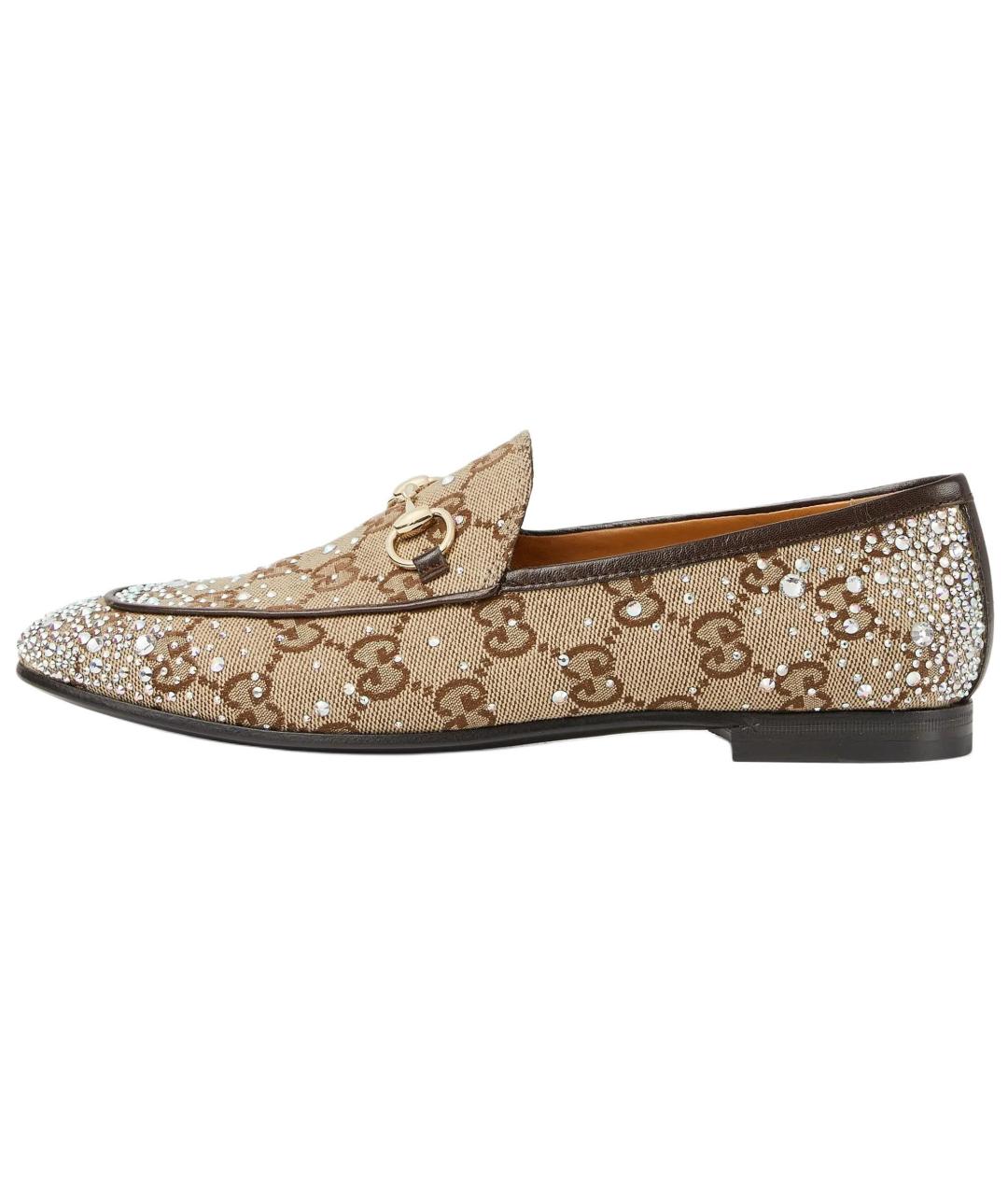 GUCCI Бежевые лоферы, фото 2