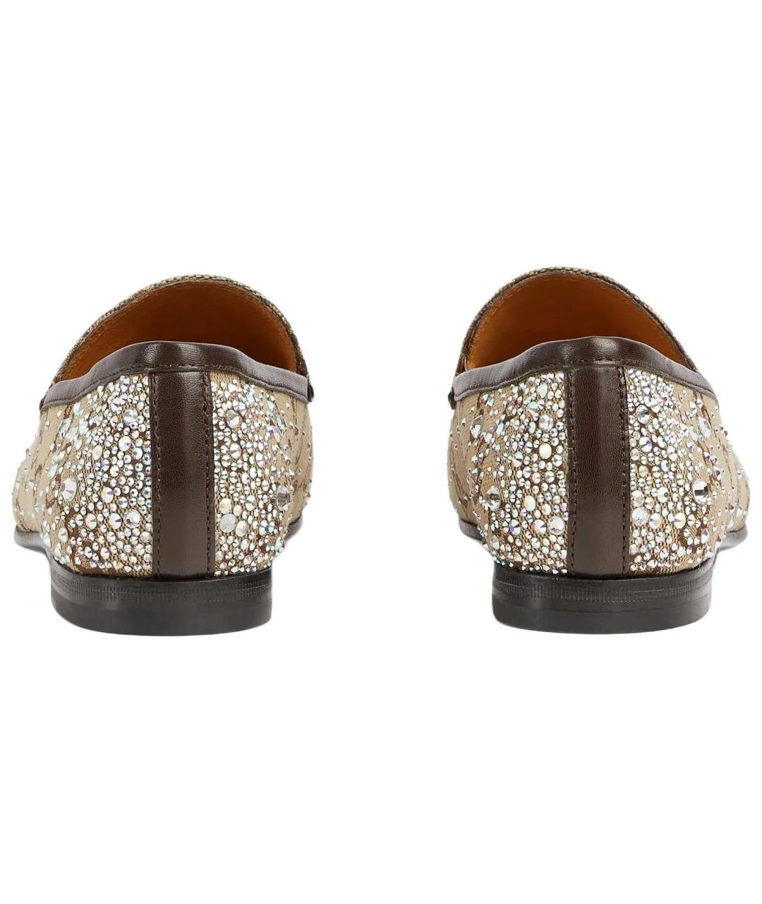 GUCCI Бежевые лоферы, фото 5