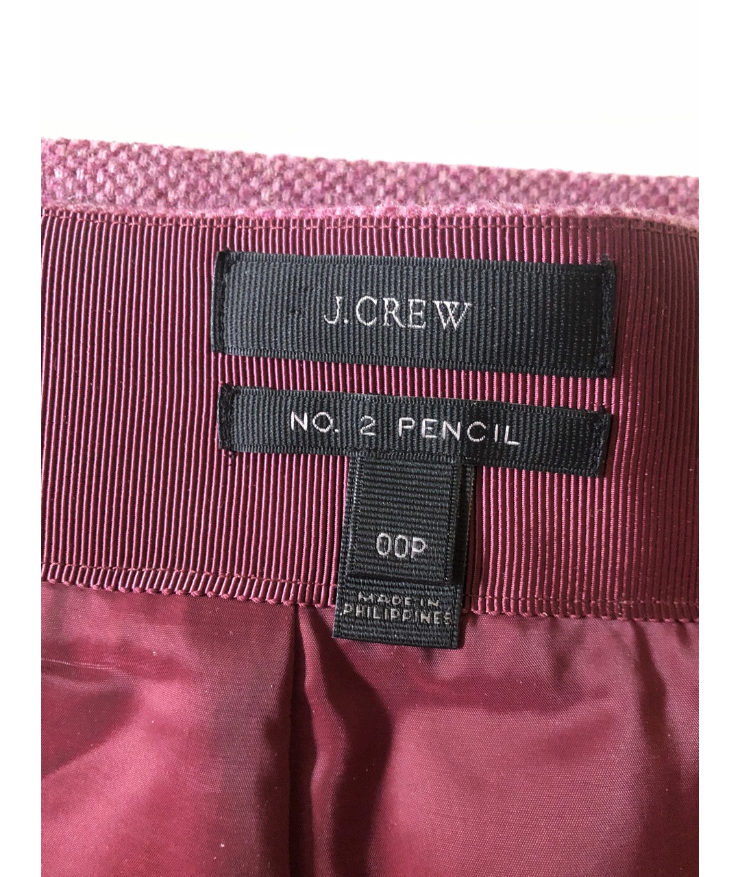 J.CREW Розовая шерстяная юбка миди, фото 4