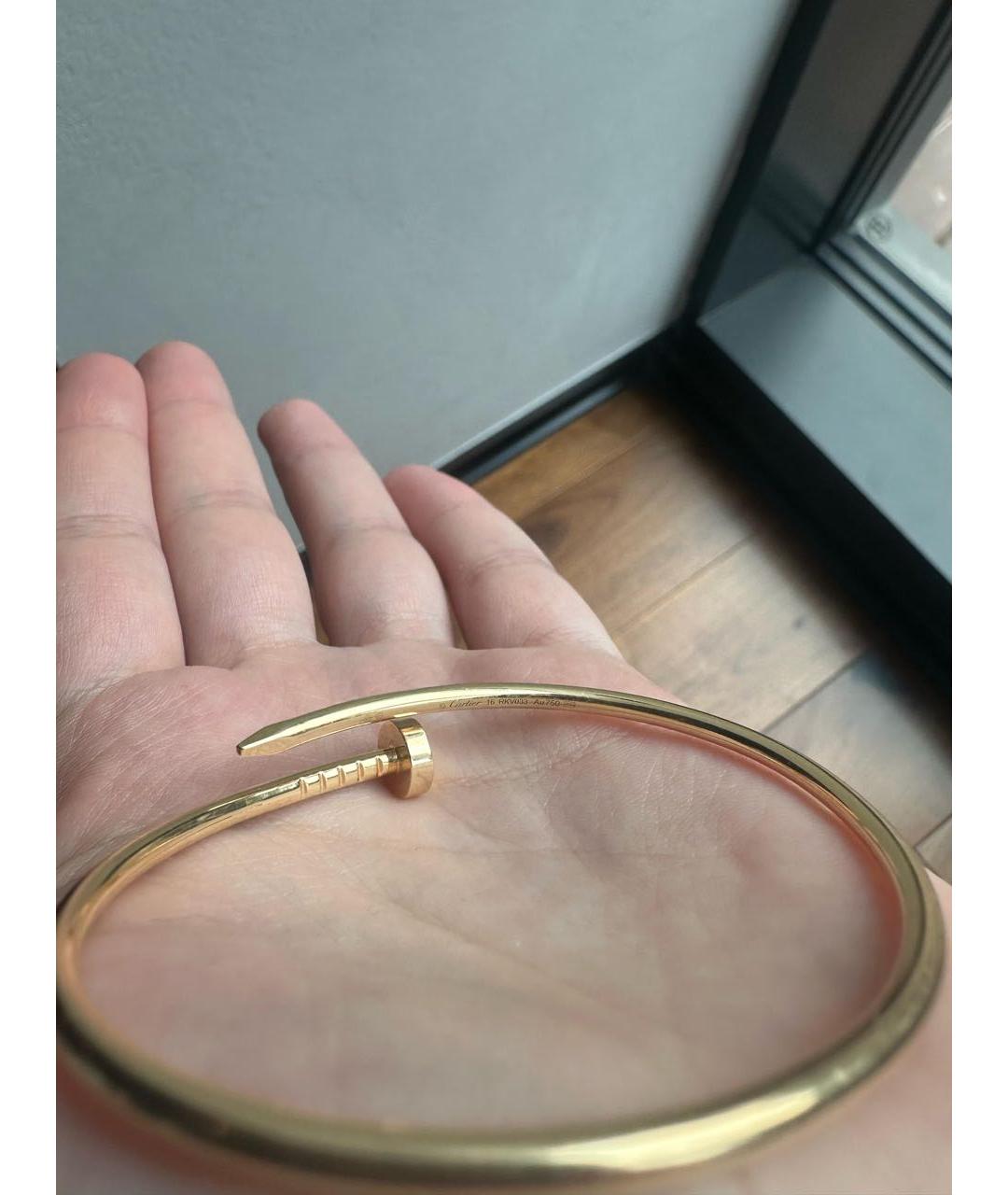 CARTIER Желтый браслет из желтого золота, фото 8
