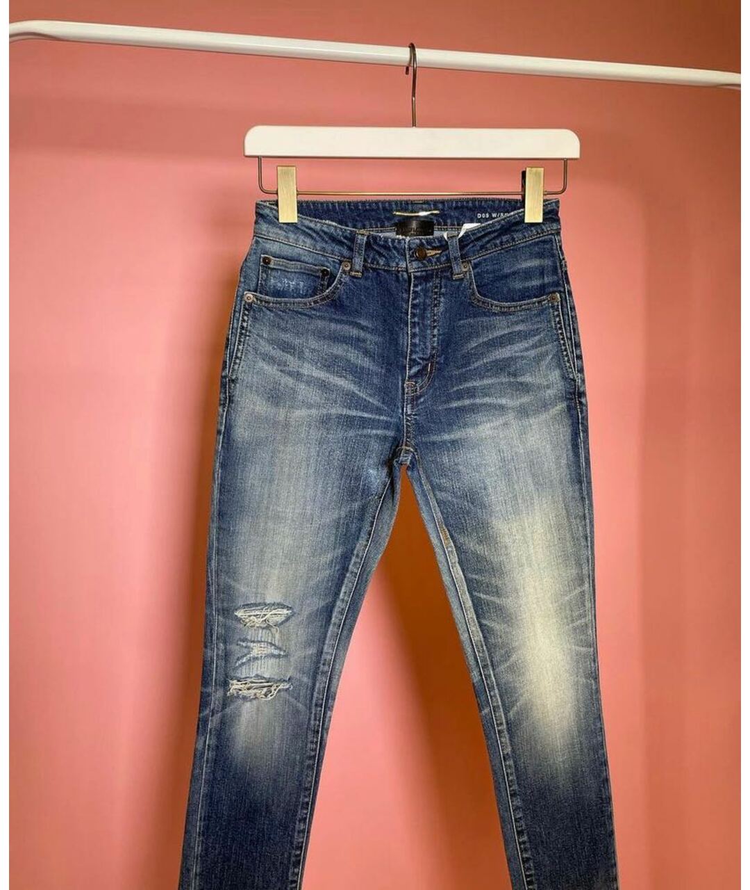 SAINT LAURENT Прямые джинсы, фото 3