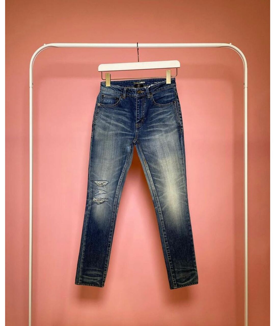 SAINT LAURENT Прямые джинсы, фото 2