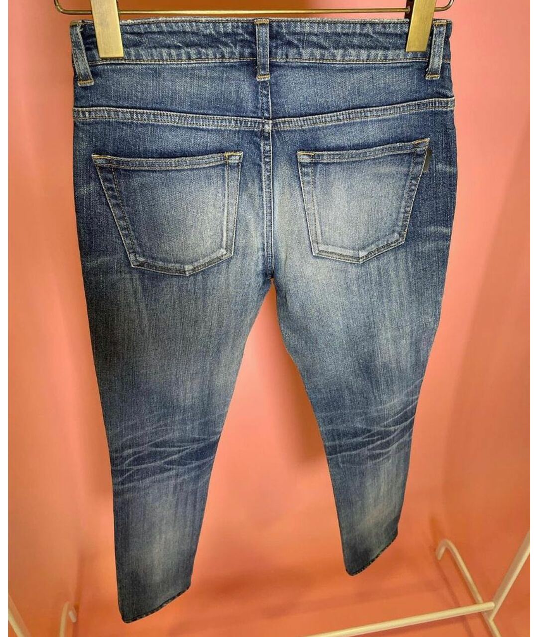SAINT LAURENT Прямые джинсы, фото 4