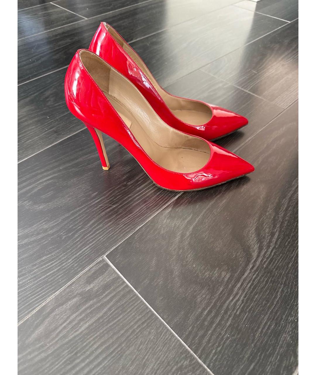 VALENTINO Красные туфли из лакированной кожи, фото 8