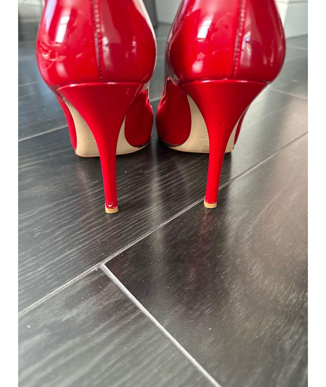 VALENTINO Красные туфли из лакированной кожи, фото 5