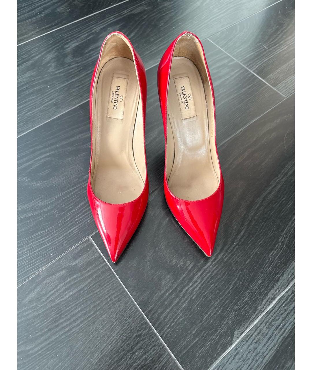 VALENTINO Красные туфли из лакированной кожи, фото 2