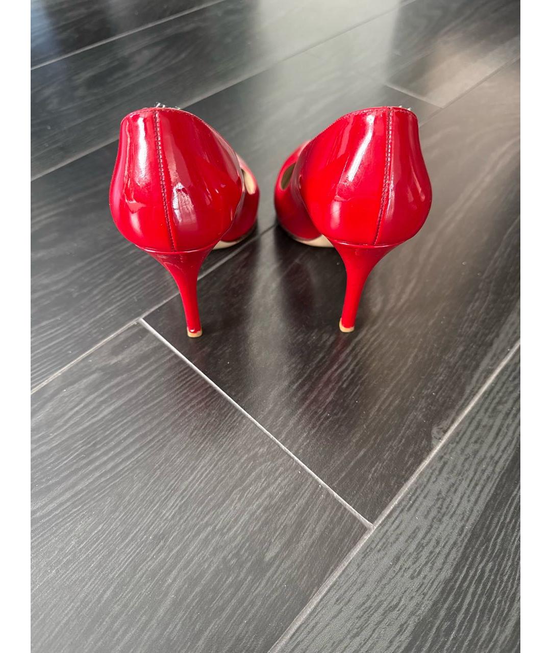 VALENTINO Красные туфли из лакированной кожи, фото 4