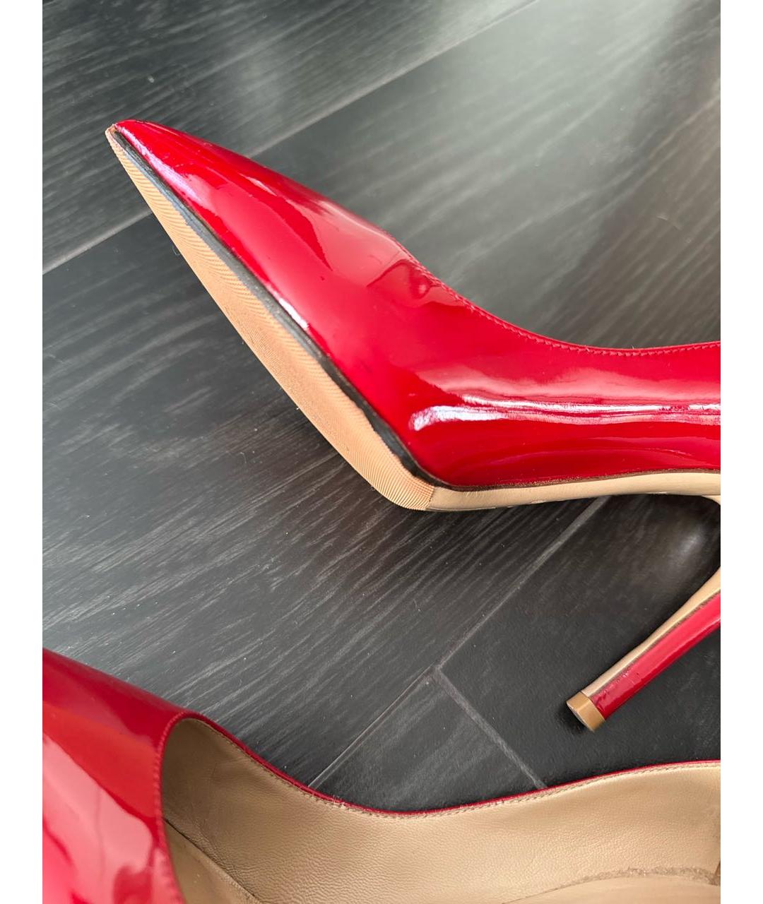 VALENTINO Красные туфли из лакированной кожи, фото 6