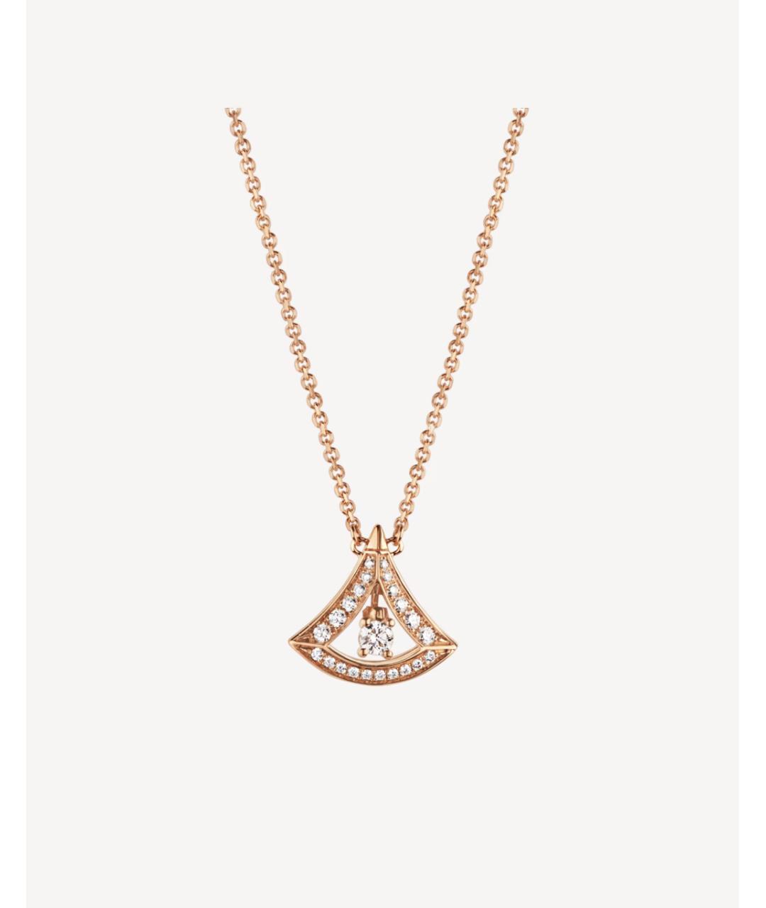 BVLGARI Золотая подвеска из розового золота, фото 5