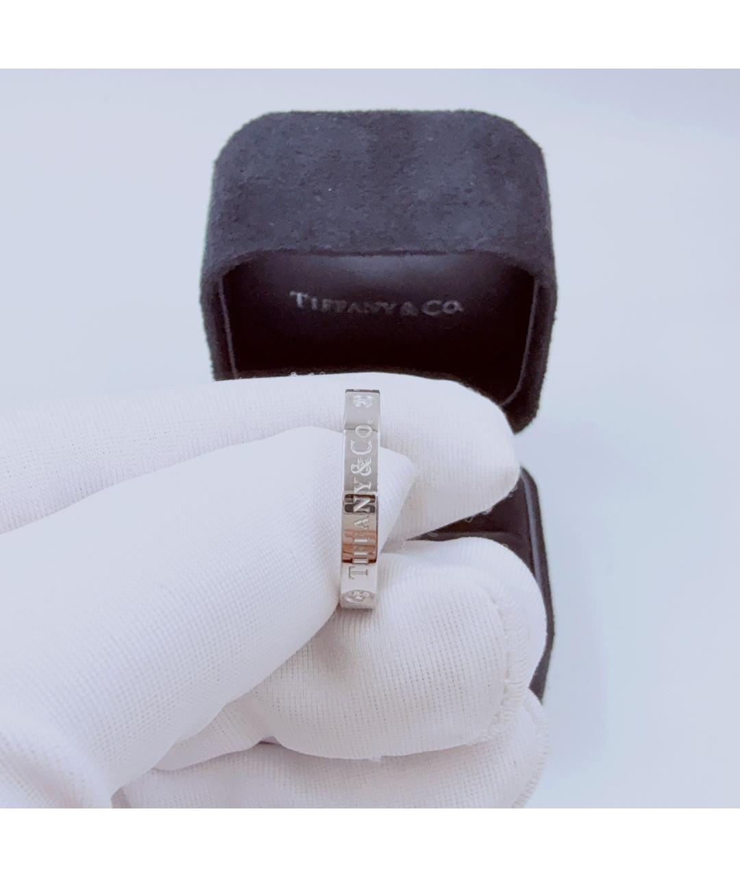 TIFFANY&CO Белое платиновое кольцо, фото 3
