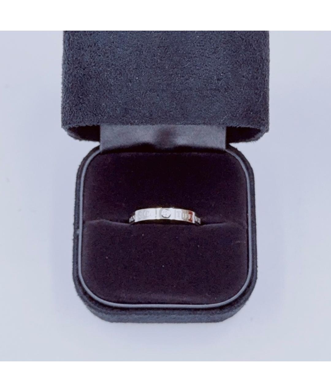 TIFFANY&CO Белое платиновое кольцо, фото 5