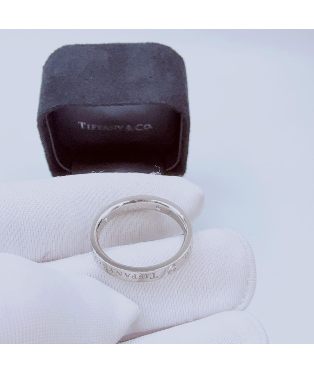 TIFFANY&CO Белое платиновое кольцо, фото 6
