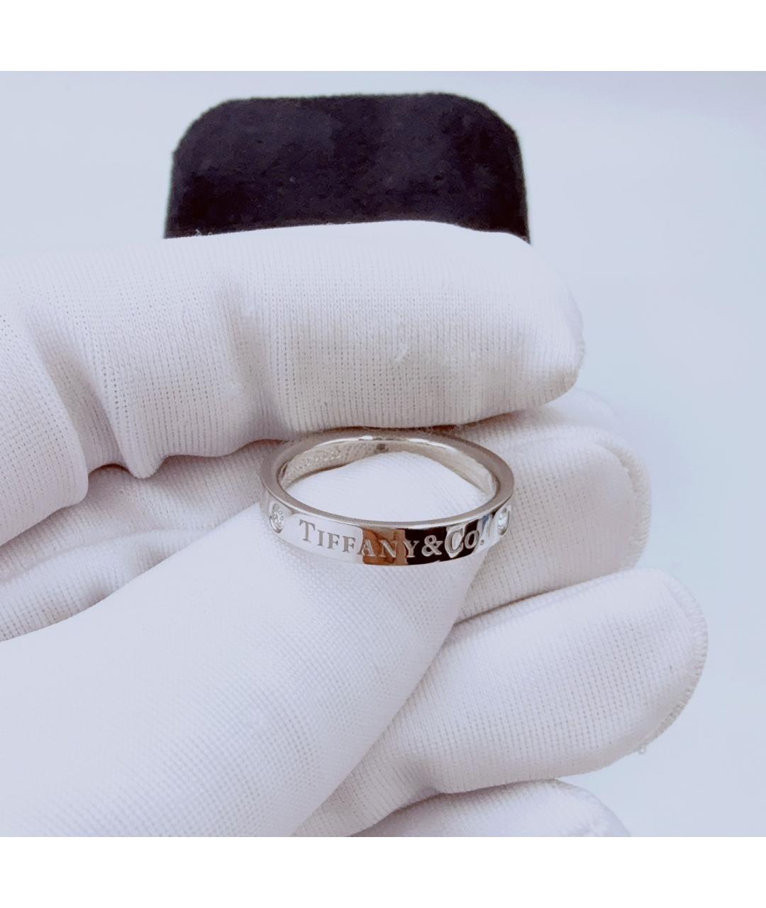 TIFFANY&CO Белое платиновое кольцо, фото 2