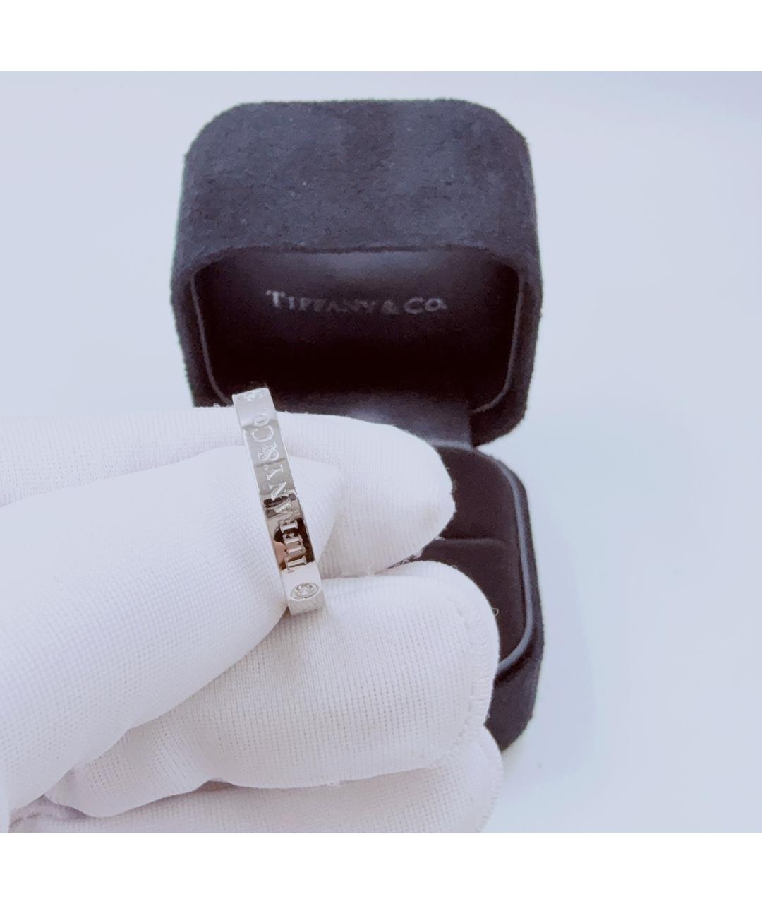 TIFFANY&CO Белое платиновое кольцо, фото 4