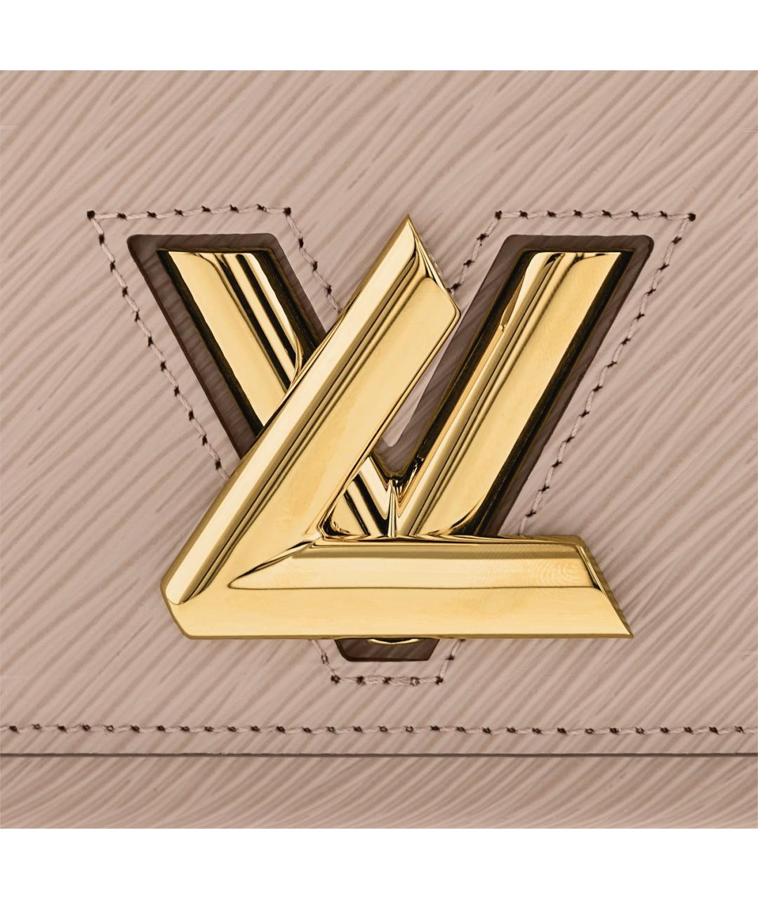 LOUIS VUITTON Бежевый кожаный кошелек, фото 5
