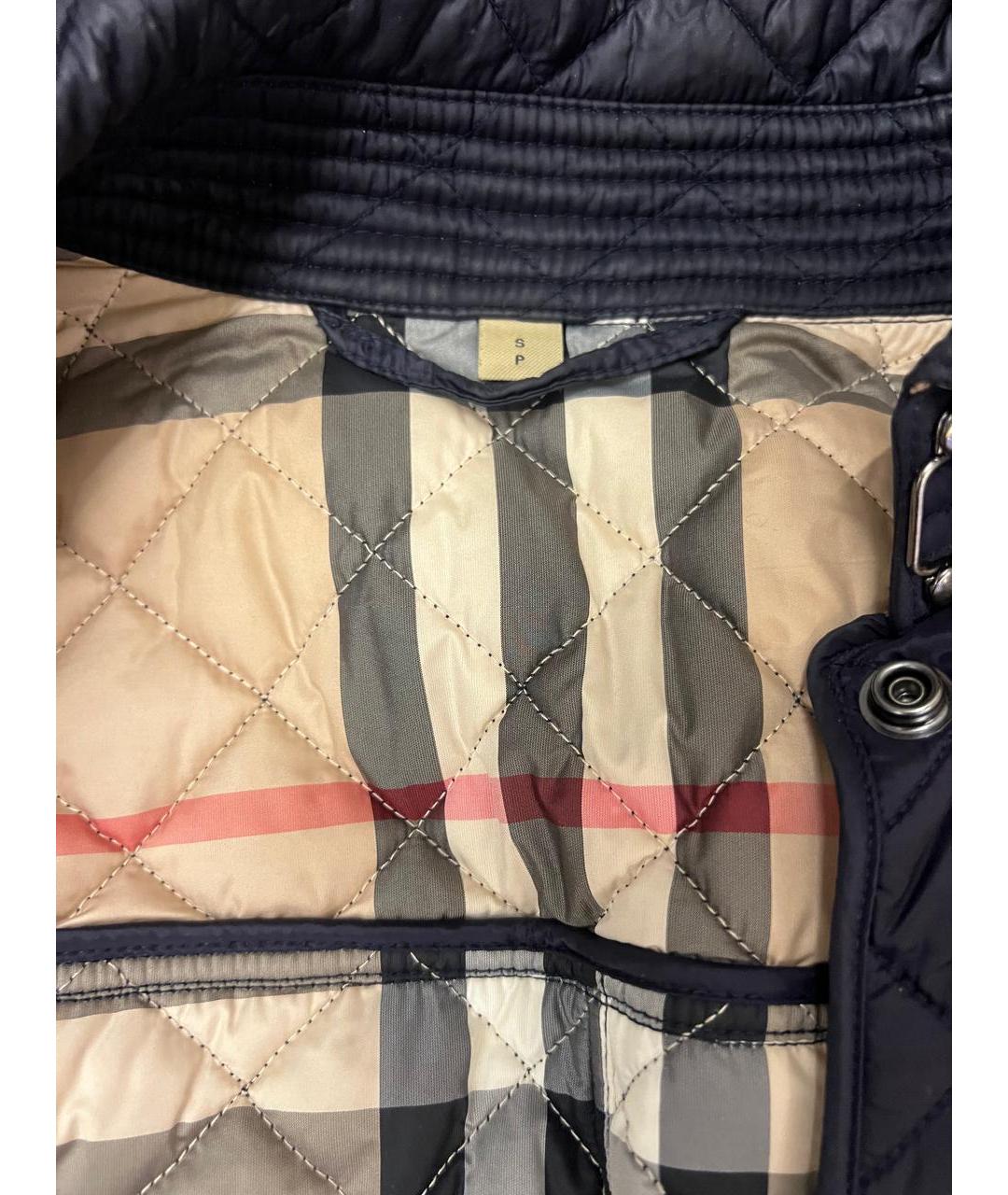 BURBERRY Темно-синяя куртка, фото 2