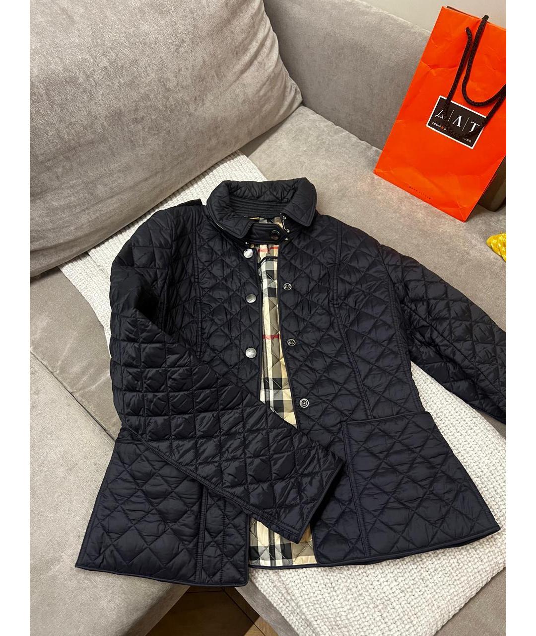 BURBERRY Темно-синяя куртка, фото 5