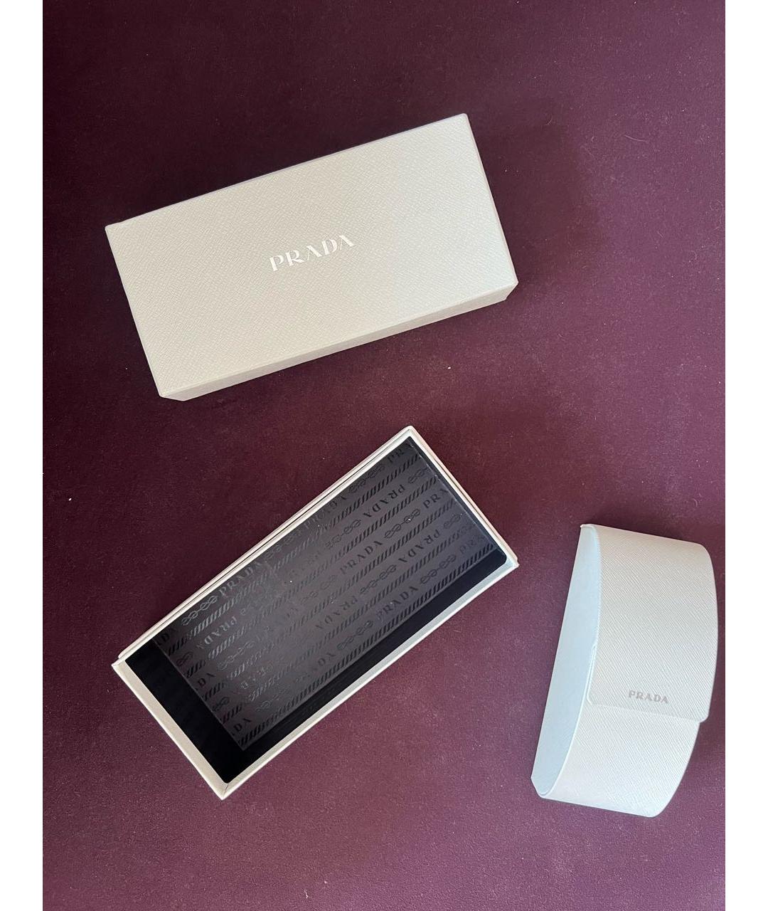 PRADA Черные пластиковые солнцезащитные очки, фото 6