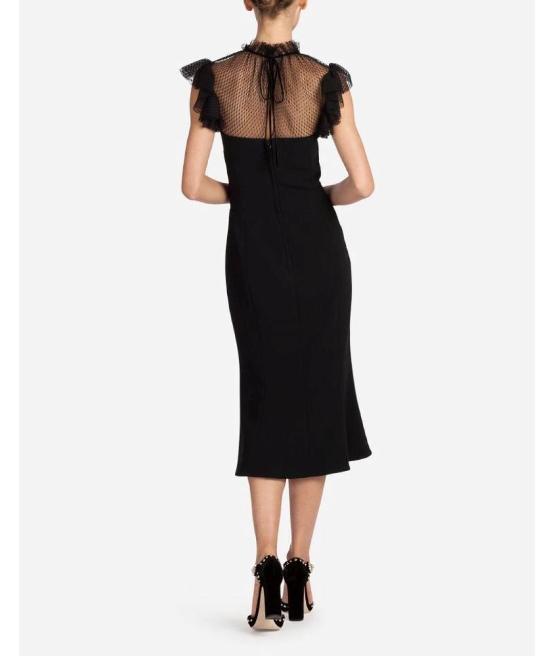 DOLCE&GABBANA Черное вечернее платье, фото 7