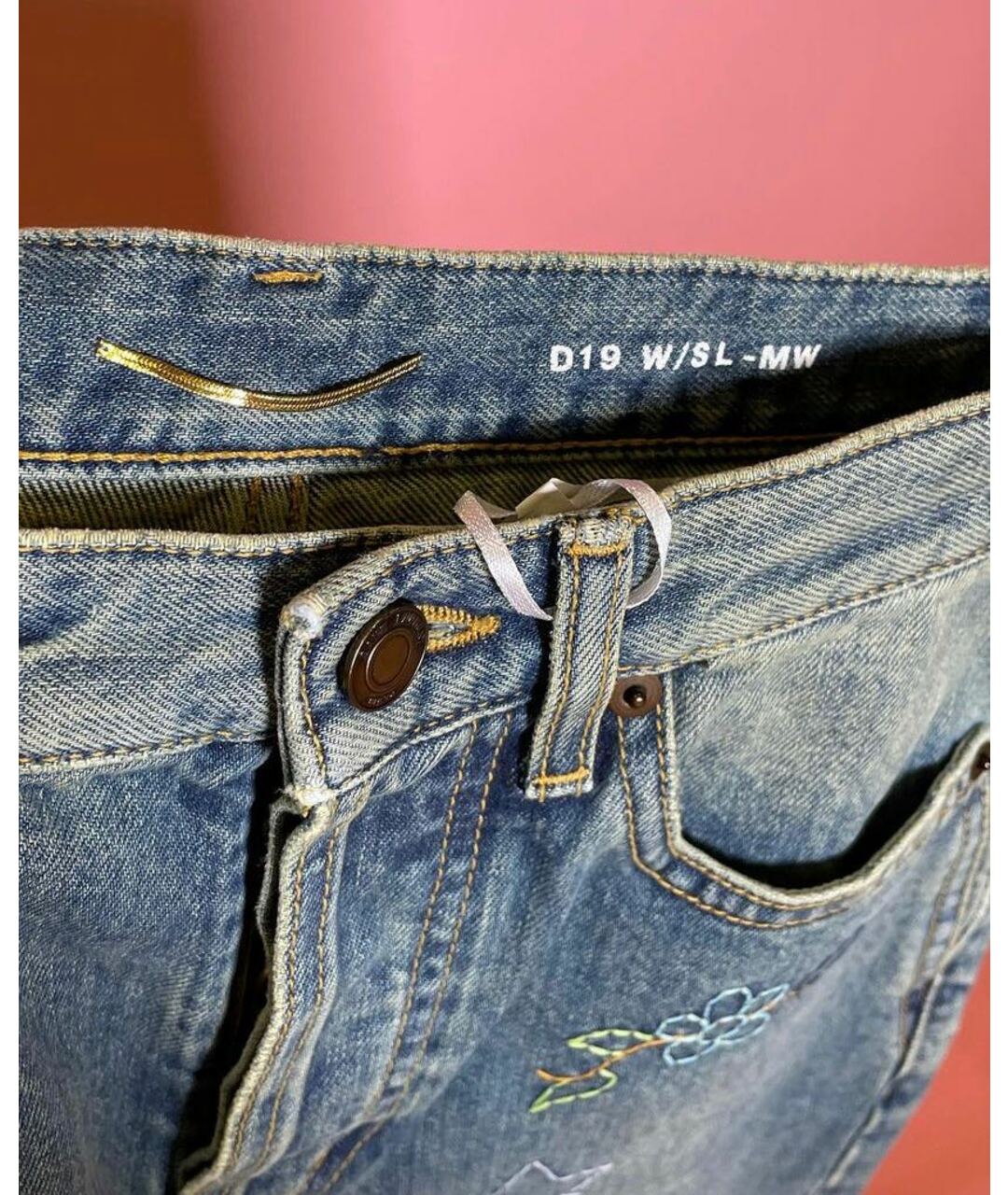 SAINT LAURENT Прямые джинсы, фото 5