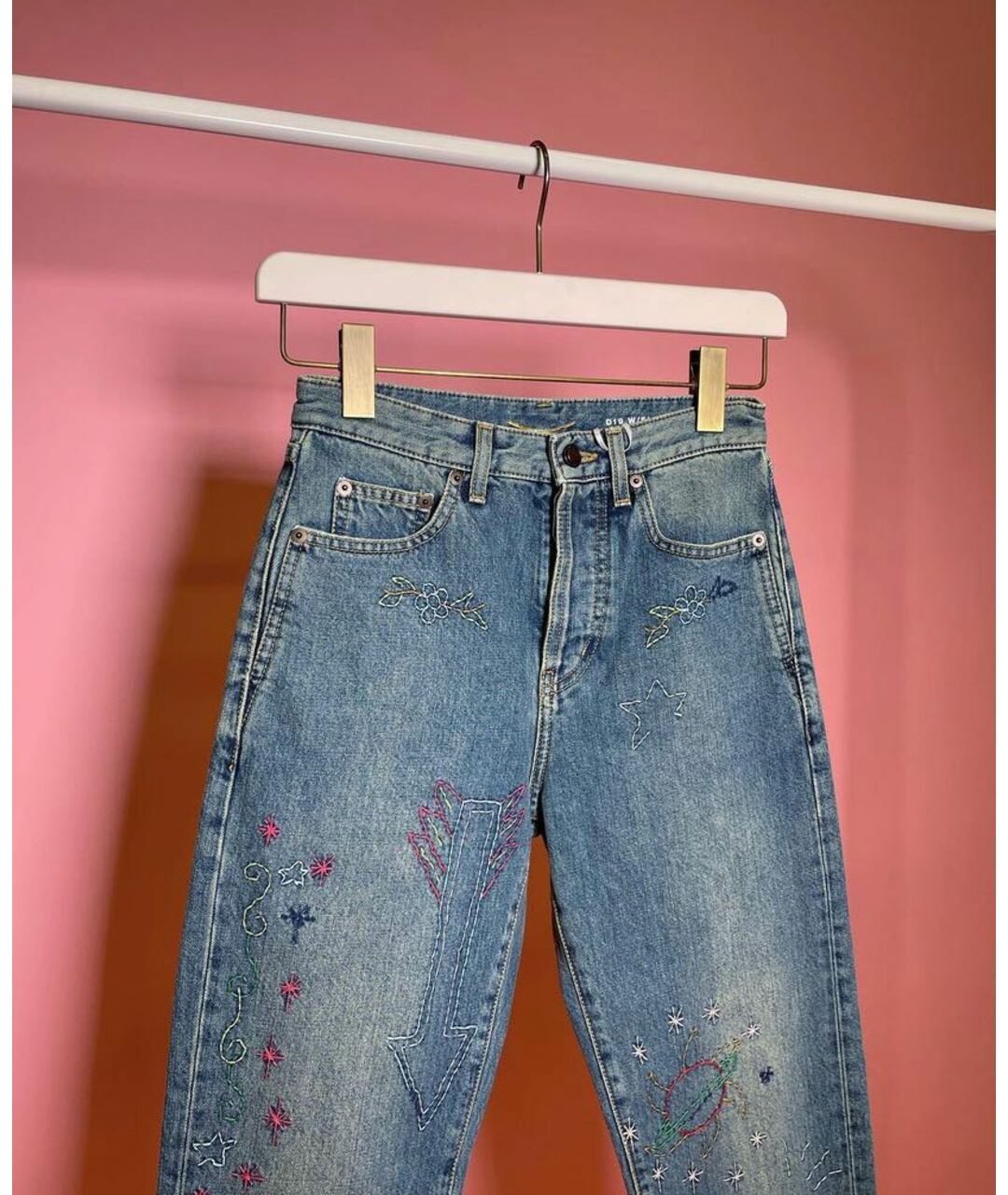 SAINT LAURENT Прямые джинсы, фото 3