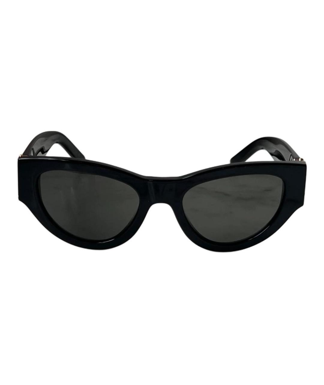 SAINT LAURENT Черные пластиковые солнцезащитные очки, фото 5