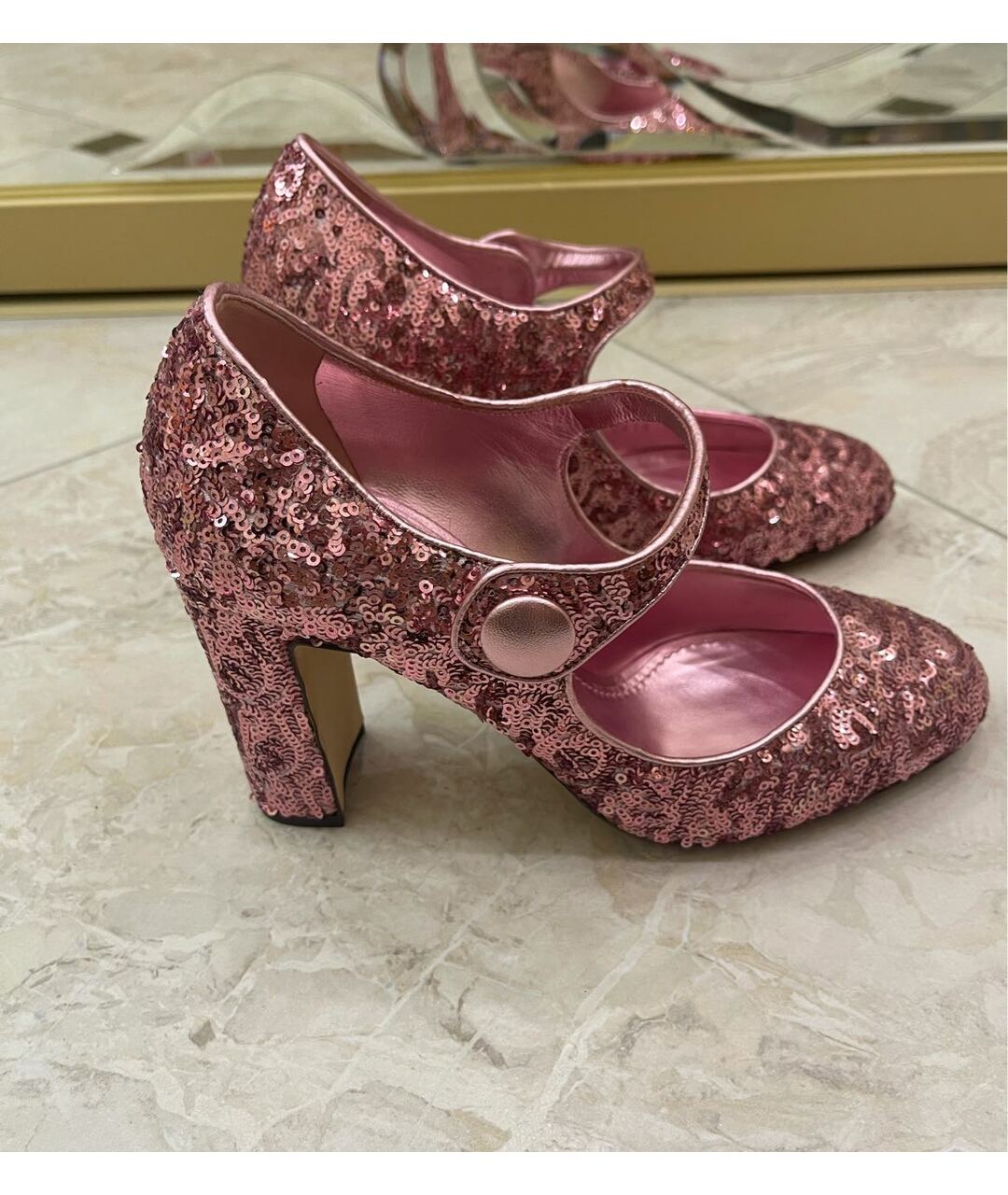 DOLCE&GABBANA Розовые туфли, фото 9