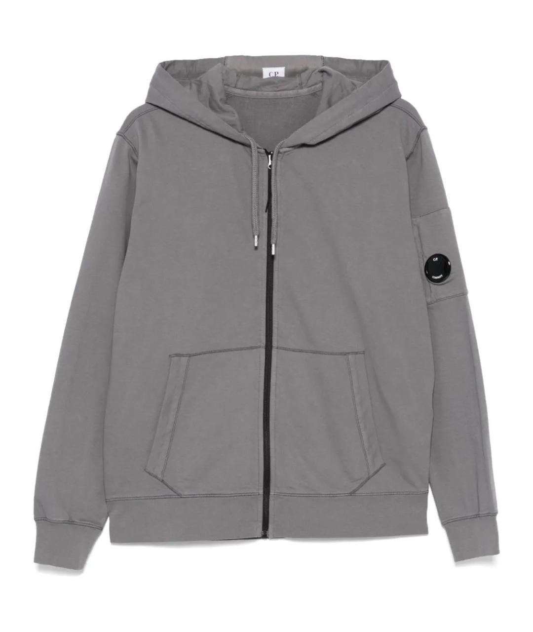 CP COMPANY Серый хлопковый джемпер / свитер, фото 1