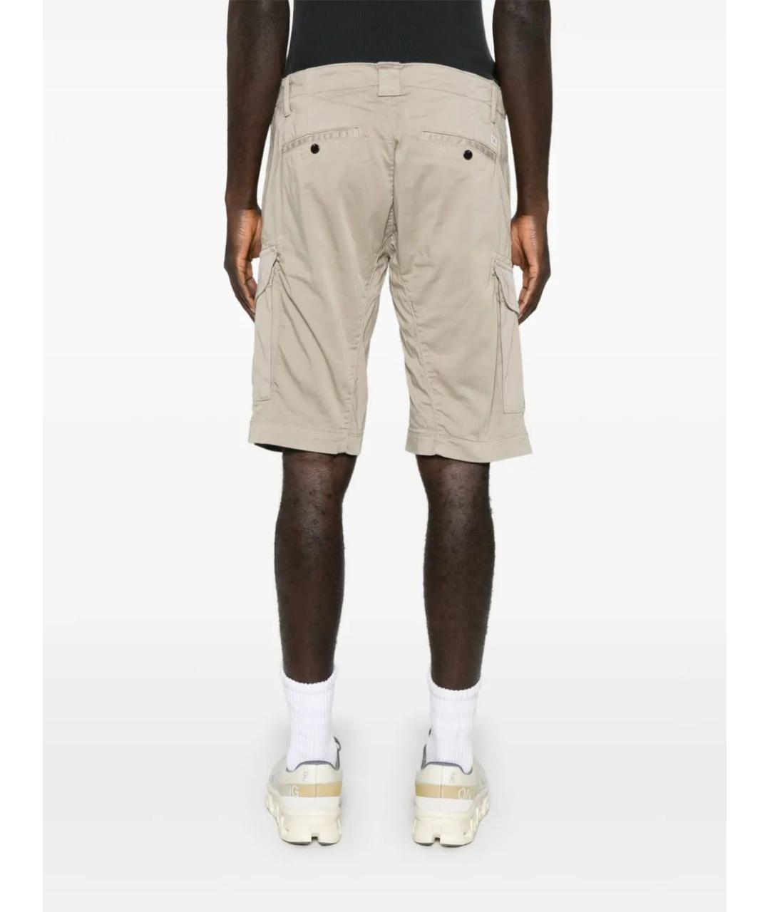 CP COMPANY Бежевые хлопковые шорты, фото 4