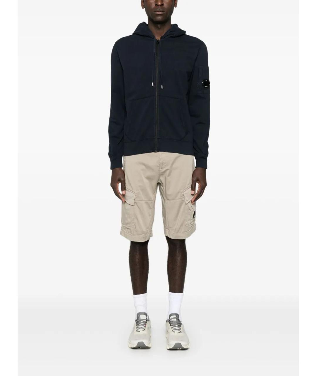 CP COMPANY Бежевые хлопковые шорты, фото 2