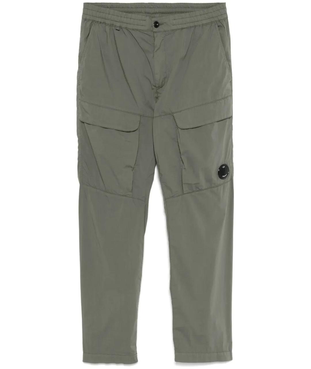 CP COMPANY Зеленые хлопковые повседневные брюки, фото 1