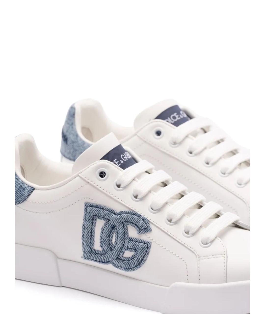 DOLCE&GABBANA Белые кеды, фото 5
