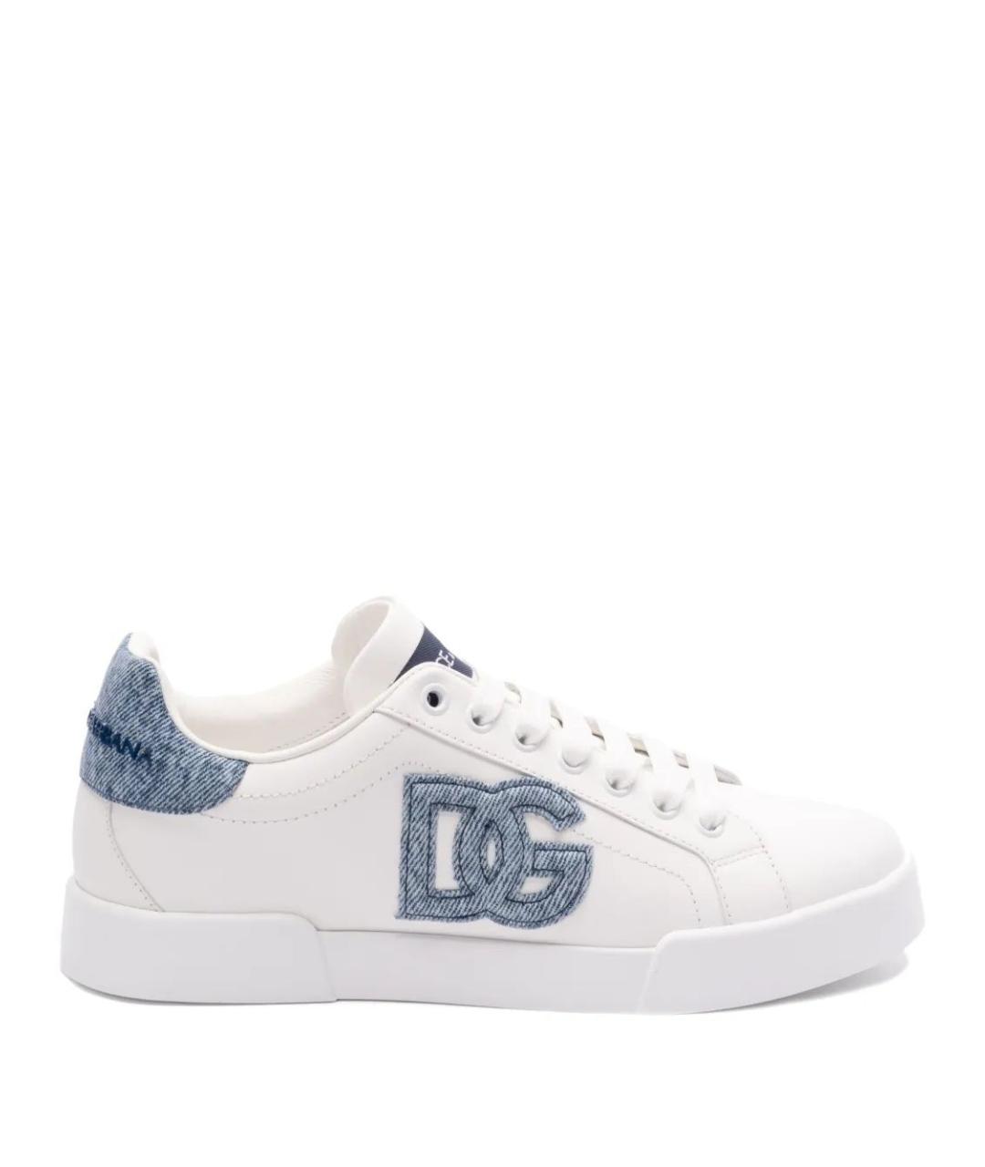 DOLCE&GABBANA Белые кеды, фото 1