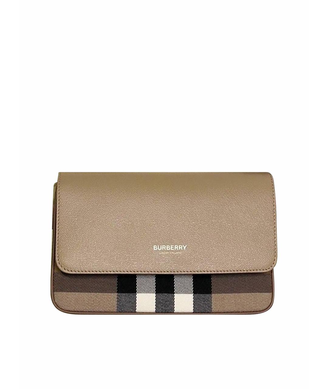BURBERRY Бежевая сумка через плечо, фото 1