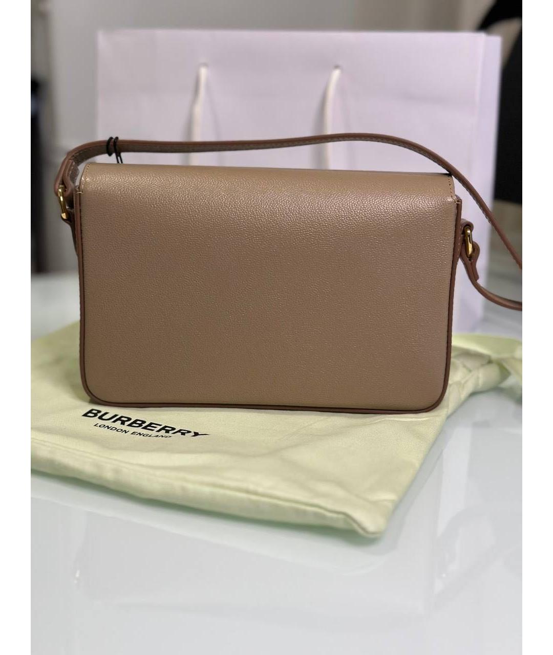 BURBERRY Бежевая сумка через плечо, фото 3