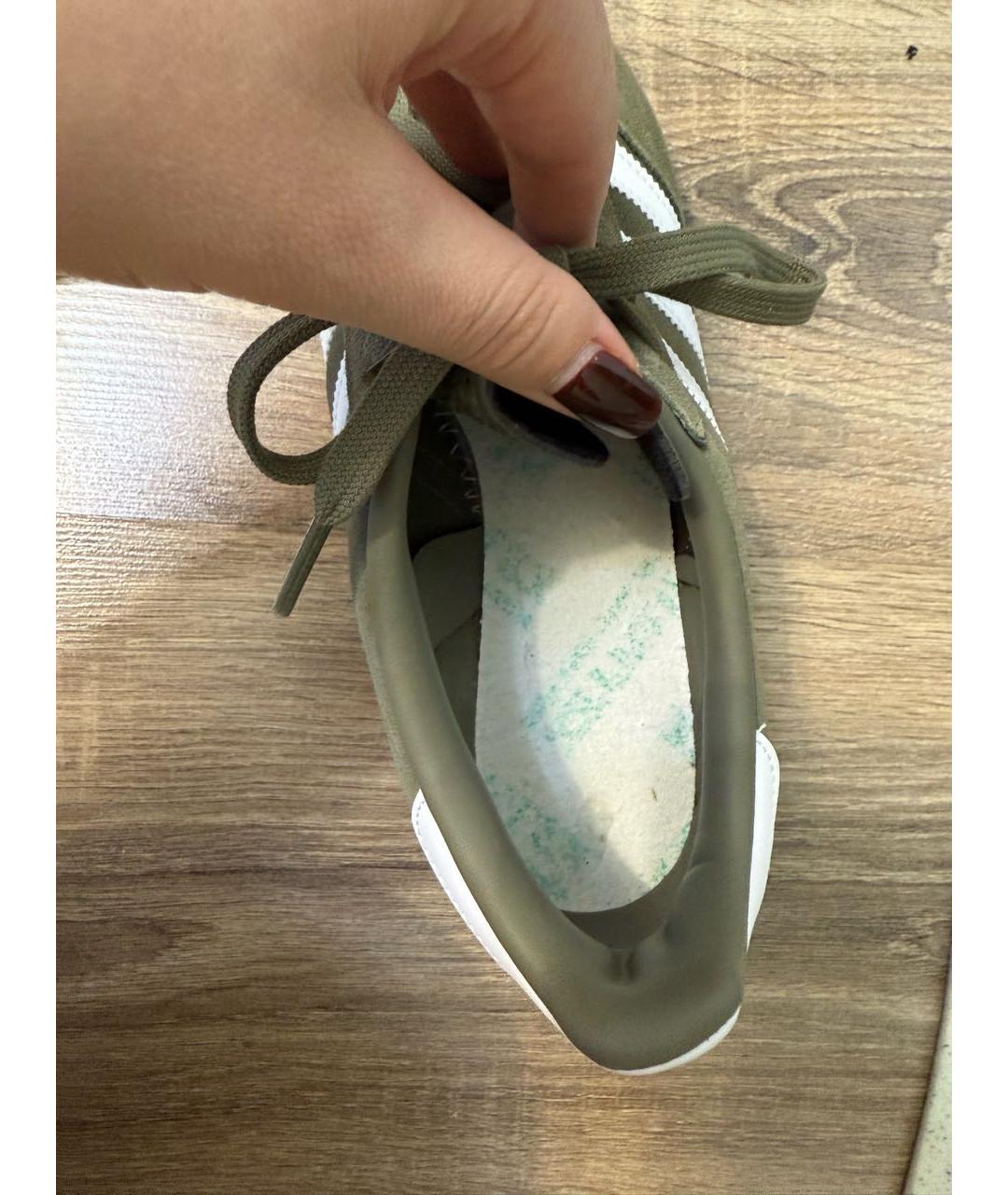 ADIDAS Хаки замшевые кеды, фото 7