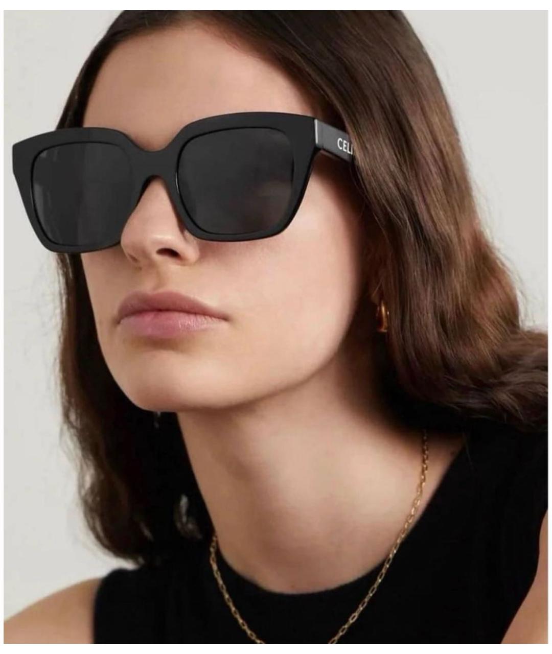 CELINE Черные солнцезащитные очки, фото 7