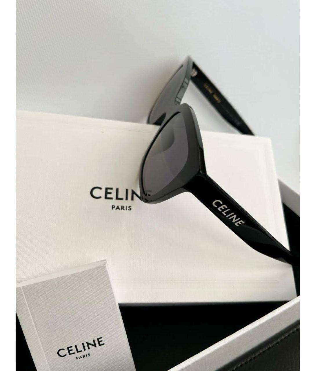 CELINE Черные солнцезащитные очки, фото 2