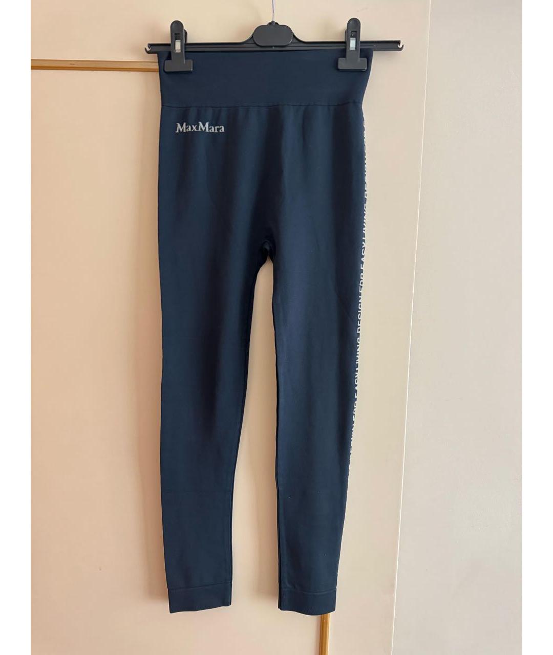 MAX MARA Темно-синие спортивные брюки и шорты, фото 5