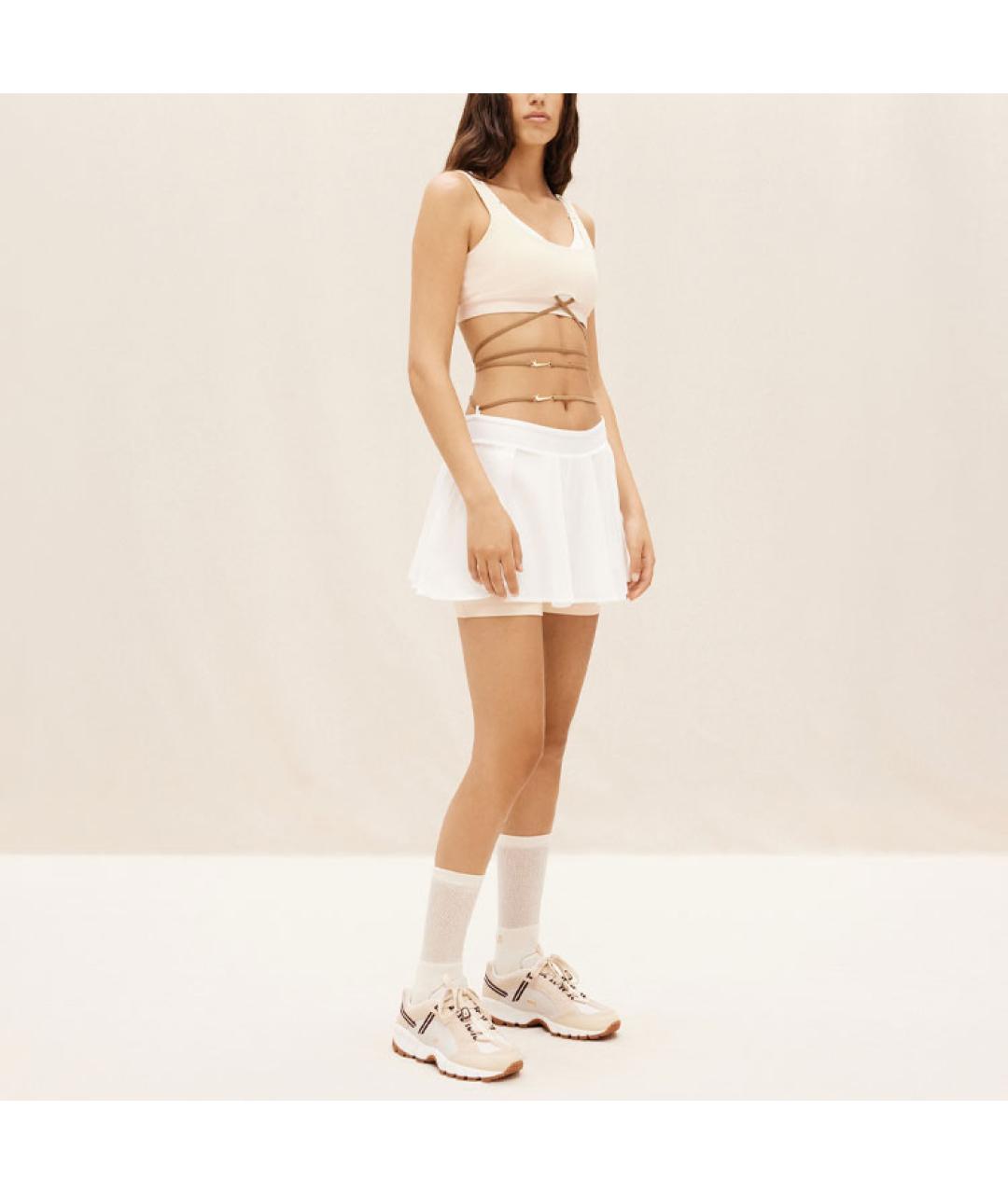 JACQUEMUS Бежевая майка, фото 5
