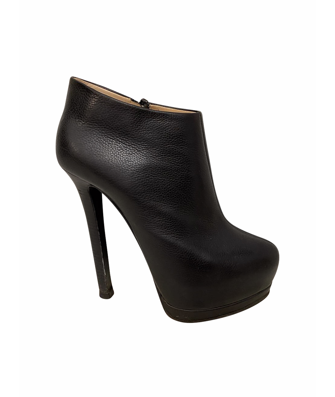 GIUSEPPE ZANOTTI DESIGN Черные кожаные ботильоны, фото 1