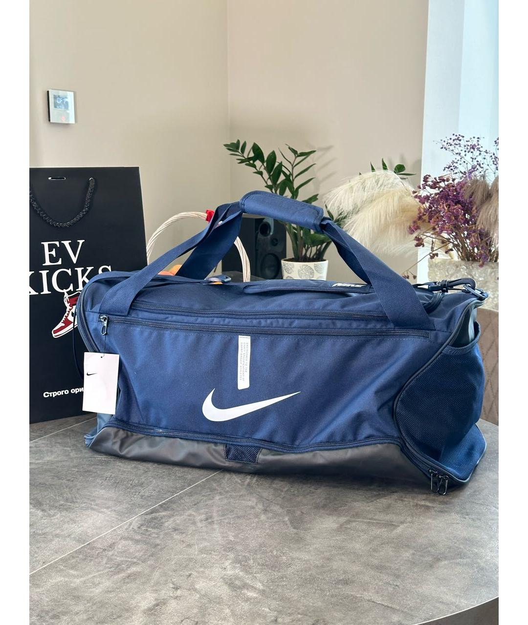 NIKE Темно-синяя дорожная/спортивная сумка, фото 2