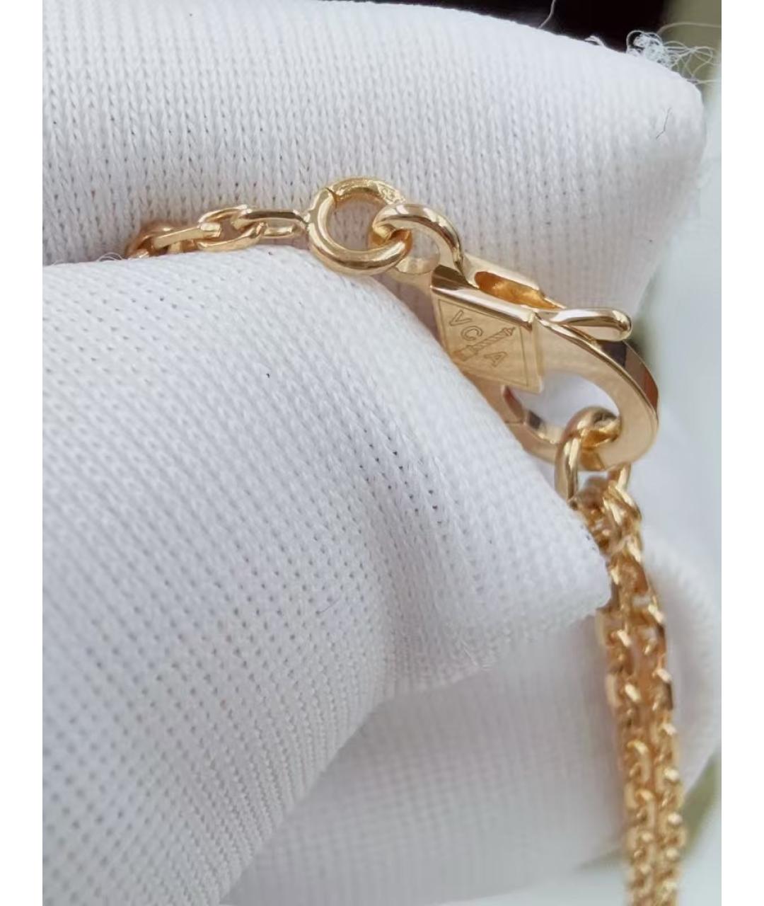VAN CLEEF & ARPELS Голубая подвеска из желтого золота, фото 6
