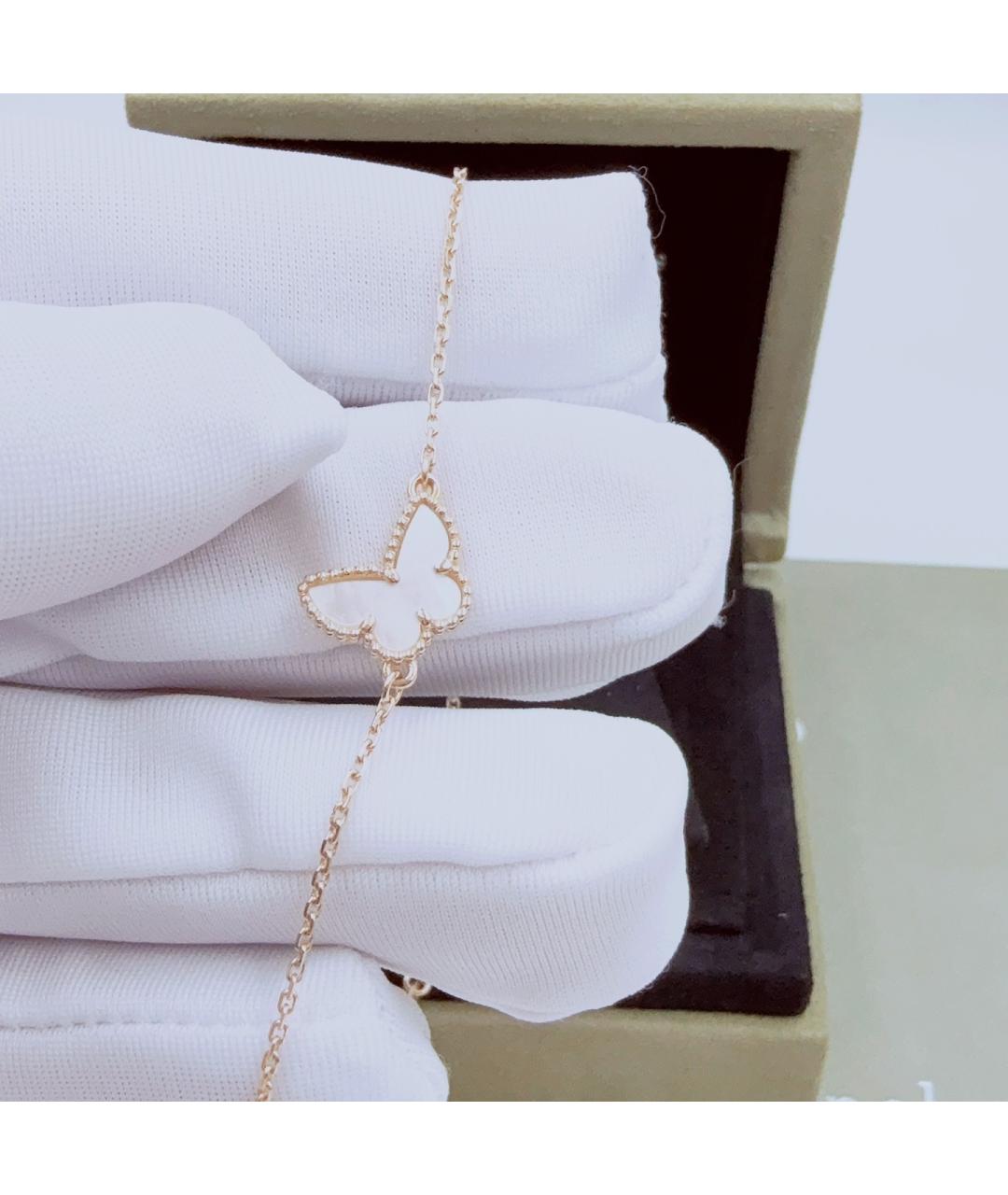 VAN CLEEF & ARPELS Белый браслет из желтого золота, фото 4