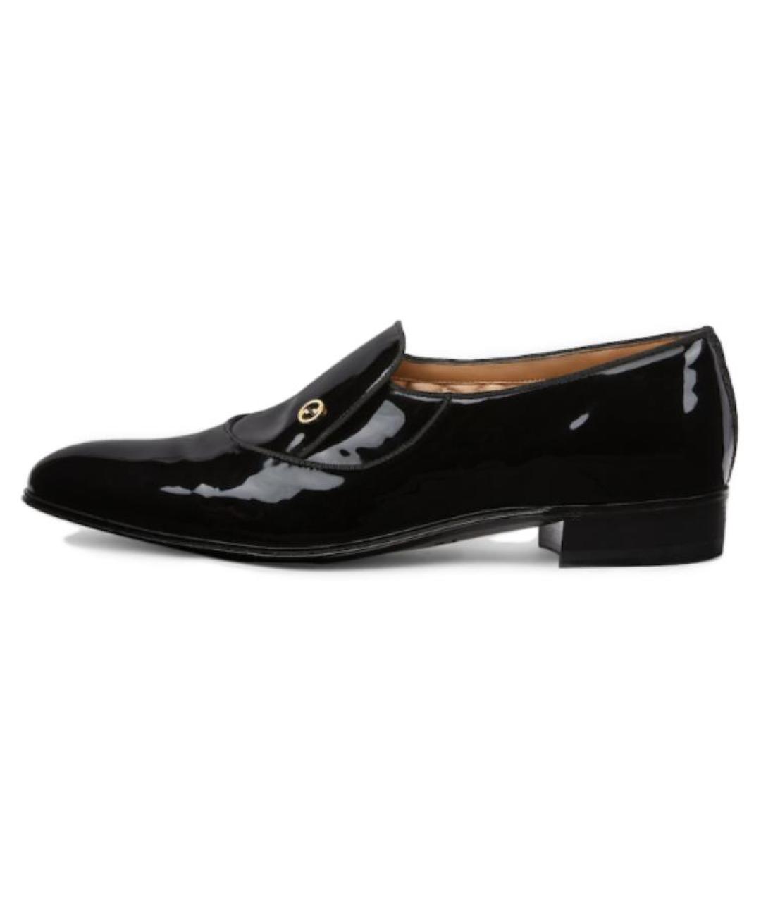GUCCI Черные кожаные лоферы, фото 2