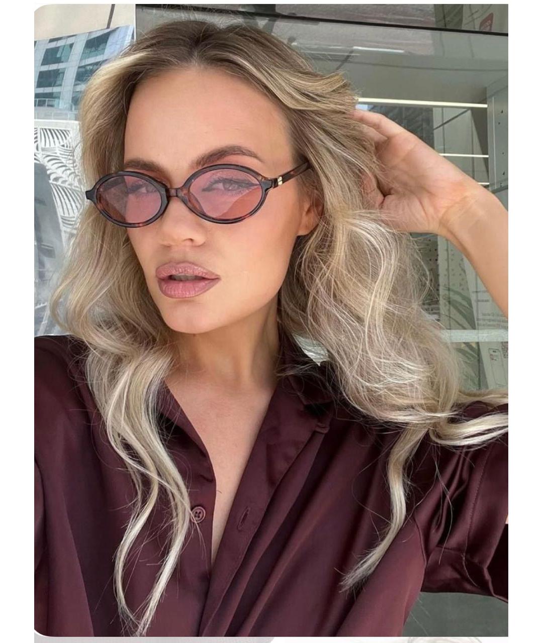 MIU MIU Коричневые солнцезащитные очки, фото 5