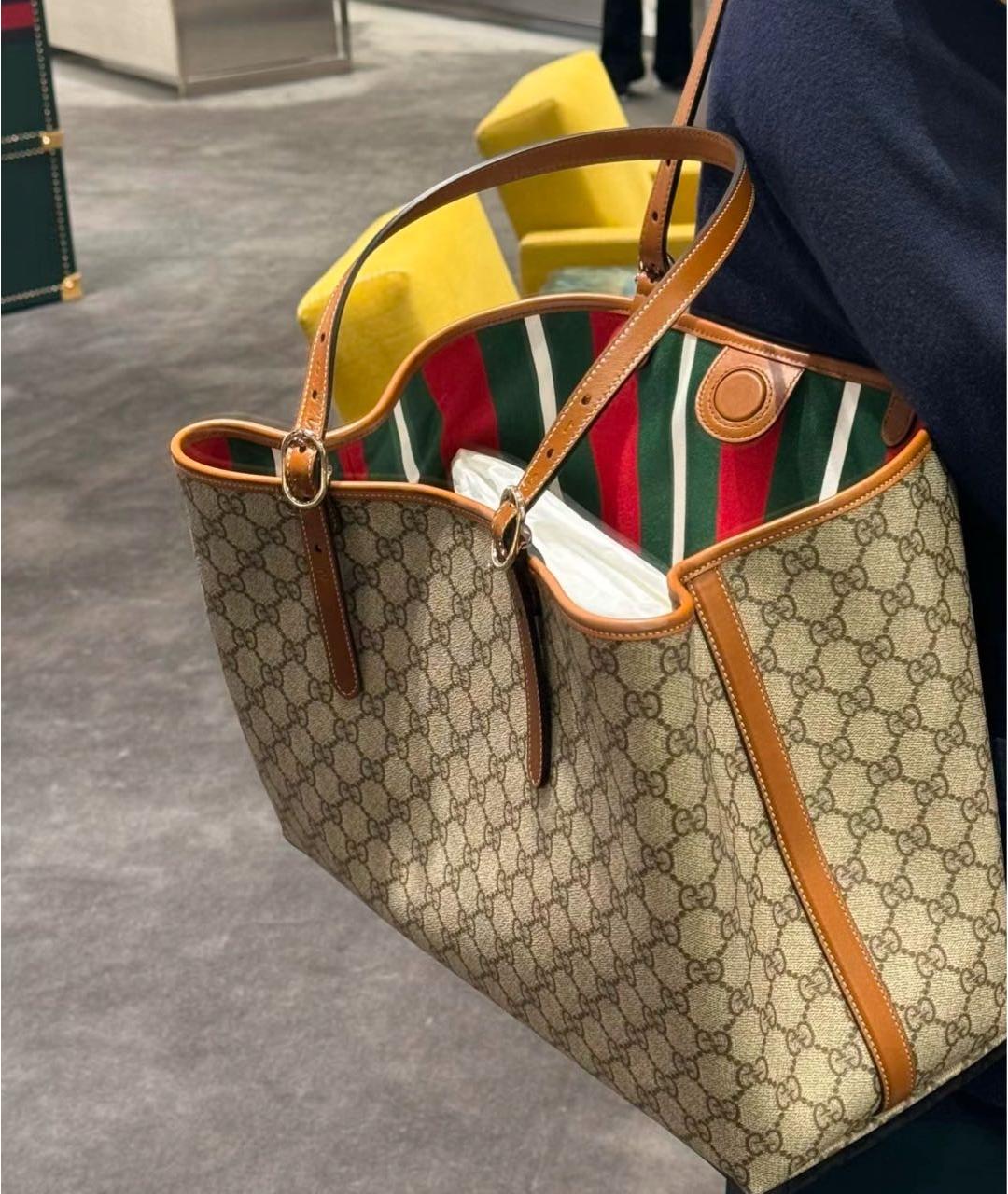 GUCCI Кожаная сумка через плечо, фото 6
